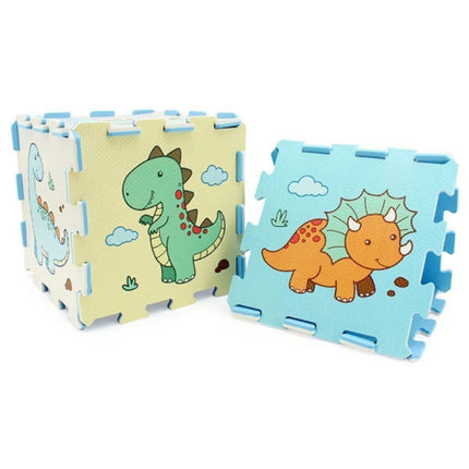 Παιδικό Puzzle Χαλάκι Δαπέδου Δεινόσαυρος 30x30cm 8 Τεμαχίων 10+ Μηνών