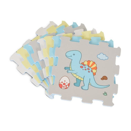 Παιδικό Puzzle Χαλάκι Δαπέδου Δεινόσαυρος 30x30cm 8 Τεμαχίων 10+ Μηνών