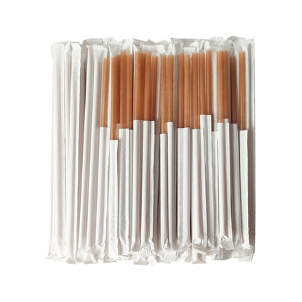 Πακέτο 6000 Καλαμάκια Ζαχαροκάλαμου 4.2mmX18cm Ιδανικά για Freddo Espresso