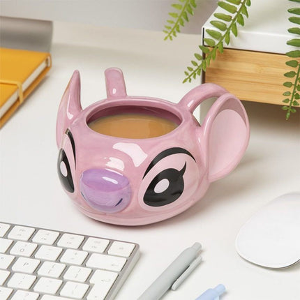 Paladone Disney Angel Shaped Mug Κεραμική Κούπα 3D Lilo & Stitch