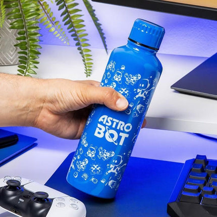 Paladone Astro Bot Μεταλλικό Μπουκάλι Νερού 500ml από Ανοξείδωτο Ατσάλι PP14678AB Μπλε