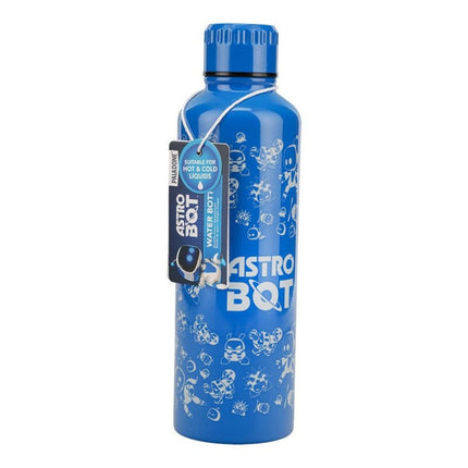 Paladone Astro Bot Μεταλλικό Μπουκάλι Νερού 500ml από Ανοξείδωτο Ατσάλι PP14678AB Μπλε