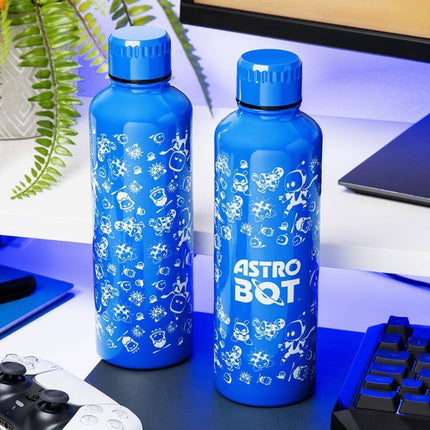 Paladone Astro Bot Μεταλλικό Μπουκάλι Νερού 500ml από Ανοξείδωτο Ατσάλι PP14678AB Μπλε