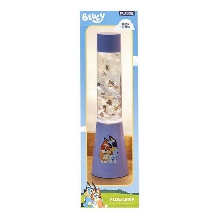 Paladone Bluey Flow Lamp Φωτιστικό Glitter 33cm με Αιωρούμενα Σχέδια & USB