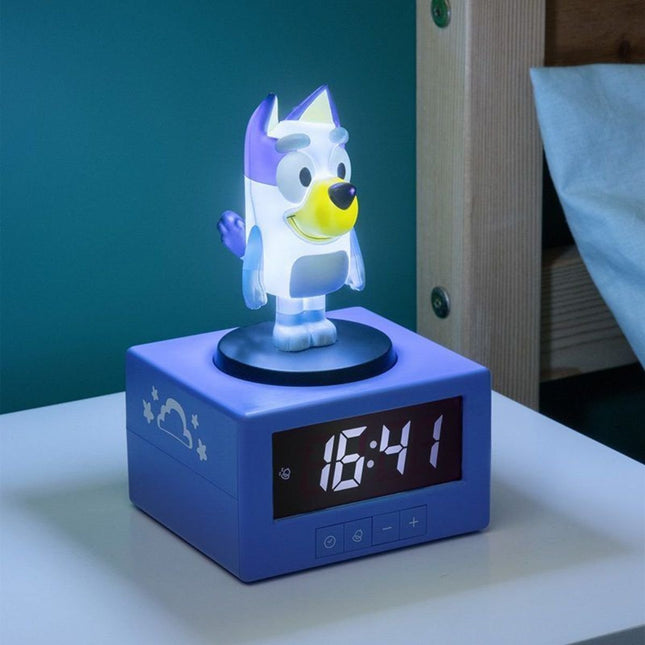 Paladone Bluey Icon Ψηφιακό Ξυπνητήρι 15.6cm με Φωτιστικό Νυκτός & Ήχο Theme Song