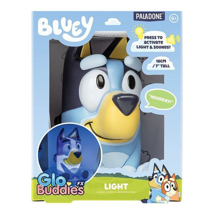Paladone Bluey GloBuddies Φωτιστικό Νυκτός 18cm με Ήχους & Μπαταρίες AAA