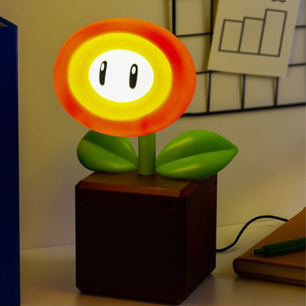 Paladone Super Mario Fire Flower LED Φωτιστικό 25cm με 3 Επίπεδα Φωτεινότητας & USB