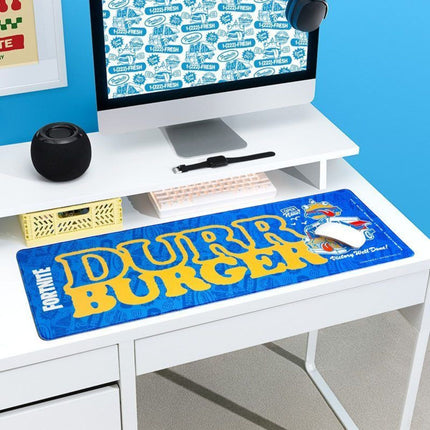Paladone Fortnite Desk Mat 80 x 30cm Αντιολισθητικό Gaming Mouse Pad με Durr Burger Design PP14537FO