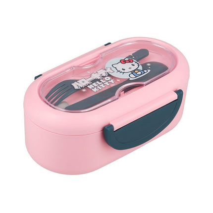 Paladone Sanrio Hello Kitty Bento Box Δοχείο Φαγητού με Διαχωριστικό, Πιρούνι & Κουτάλι PP13162HK