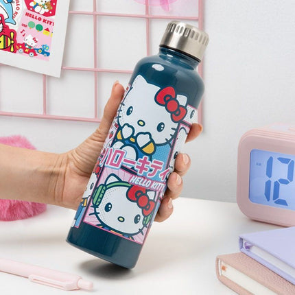 Paladone Hello Kitty Μεταλλικό Μπουκάλι Νερού 500ml από Ανοξείδωτο Ατσάλι PP13290HK