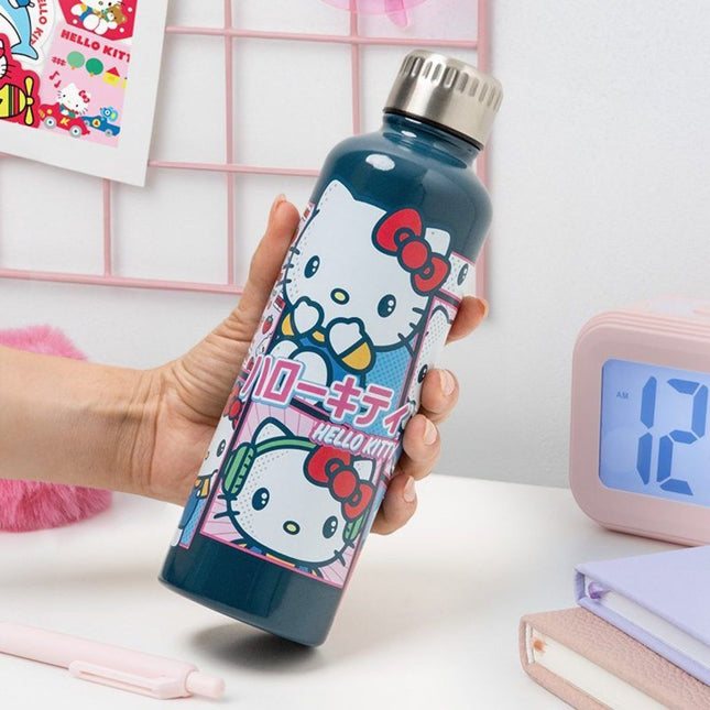 Paladone Hello Kitty Μεταλλικό Μπουκάλι Νερού 500ml από Ανοξείδωτο Ατσάλι PP13290HK