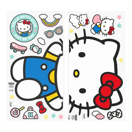 Paladone Hello Kitty Wall Decals Αυτοκόλλητα Τοίχου 4 Φύλλων με Kawaii Σχέδια PP14592HK