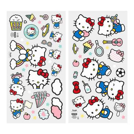 Paladone Hello Kitty Wall Decals Αυτοκόλλητα Τοίχου 4 Φύλλων με Kawaii Σχέδια PP14592HK