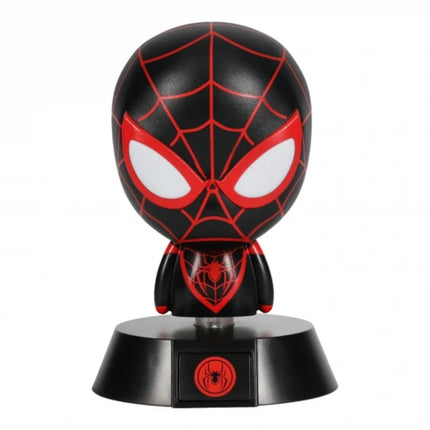 Paladone Marvel Spider-Man Miles Morales Icon Light V2 Φωτιστικό 3D Φιγούρα 11cm Μαύρο/Κόκκινο, 3+ Ετών