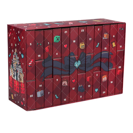 Paladone Minecraft 24 Boxes Advent Calendar Χριστουγεννιάτικο Ημερολόγιο με 24 Εκπλήξεις, Σχεδιασμό Βιβλίου & Συλλεκτικά Δώρα Minecraft PP13846MCF, 8+ Ετών