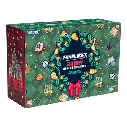 Paladone Minecraft 24 Boxes Advent Calendar Χριστουγεννιάτικο Ημερολόγιο με 24 Εκπλήξεις, Σχεδιασμό Βιβλίου & Συλλεκτικά Δώρα Minecraft PP13846MCF, 8+ Ετών