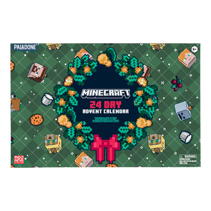 Paladone Minecraft 24 Boxes Advent Calendar Χριστουγεννιάτικο Ημερολόγιο με 24 Εκπλήξεις, Σχεδιασμό Βιβλίου & Συλλεκτικά Δώρα Minecraft PP13846MCF, 8+ Ετών