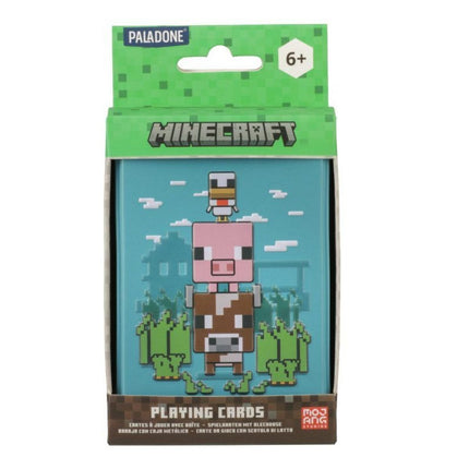 Paladone Minecraft Animals Playing Cards Τράπουλα σε Μεταλλικό Κουτί με 52 Κάρτες & 2 Jokers PP13379MCF