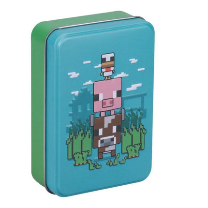 Paladone Minecraft Animals Playing Cards Τράπουλα σε Μεταλλικό Κουτί με 52 Κάρτες & 2 Jokers PP13379MCF