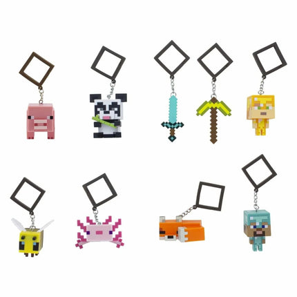 Paladone Minecraft Backpack Buddies Series 2 V2 Blind Bag Μπρελόκ Φιγούρα για Τσάντα 1 Τεμάχιο PP10501MCFV3