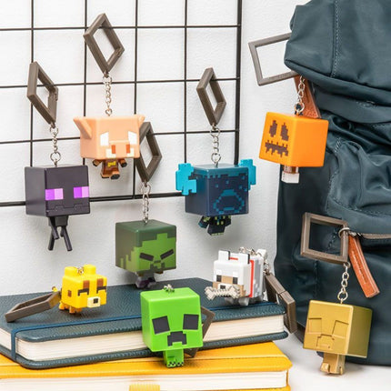 Paladone Minecraft Backpack Buddies Series 3 Blind Bag Μπρελόκ Φιγούρα για Τσάντα PP13772MCF