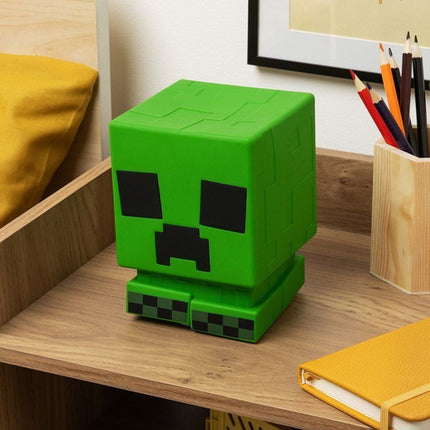 Paladone Minecraft Creeper SquishyGlo Φωτιστικό Σιλικόνης 15cm Επαναφορτιζόμενο με 3 Επίπεδα Φωτεινότητας PP14710MCF
