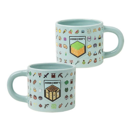 Paladone Minecraft Embossed Mug Κεραμική Κούπα 400ml με Ανάγλυφες Λεπτομέρειες PP14641MCF Μπλε