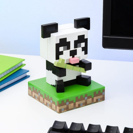 Paladone Minecraft Panda Icon Light Φωτιστικό Φιγούρα 11cm με Ζεστή Λάμψη PP13276MCF