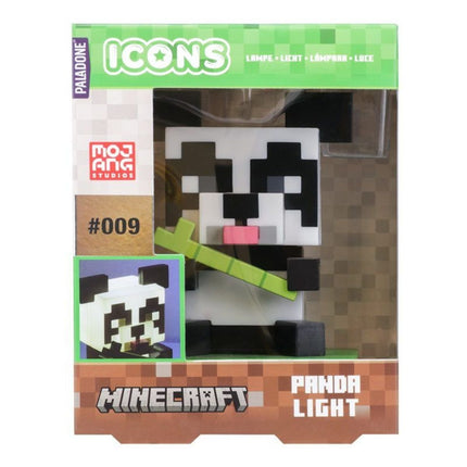 Paladone Minecraft Panda Icon Light Φωτιστικό Φιγούρα 11cm με Ζεστή Λάμψη PP13276MCF