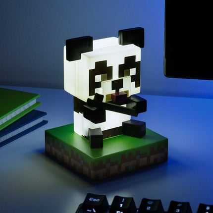 Paladone Minecraft Panda Icon Light Φωτιστικό Φιγούρα 11cm με Ζεστή Λάμψη PP13276MCF