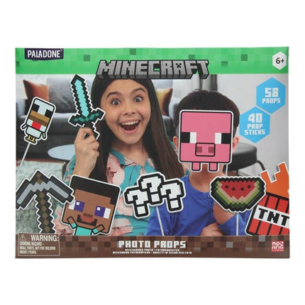 Paladone Minecraft Photo Props Bumper Pack Σετ με 58 Photo Props & 40 Στικς PP13648MCF