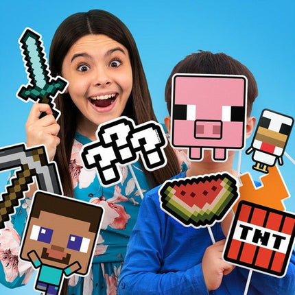 Paladone Minecraft Photo Props Bumper Pack Σετ με 58 Photo Props & 40 Στικς PP13648MCF