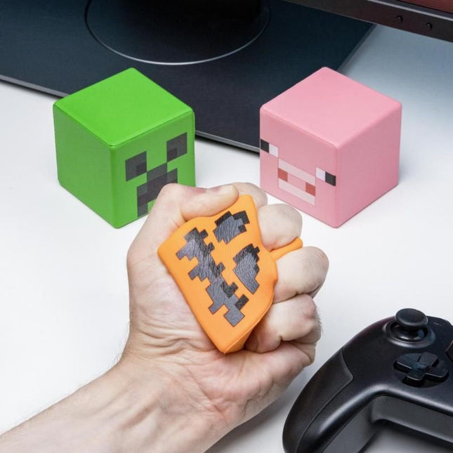 Paladone Minecraft Αφρώδες Κύβος Anti-Stress 6cm σε Σχέδια Jack O’Lantern, Pig ή Creeper 1 Τεμάχιο PP11442MCFV2