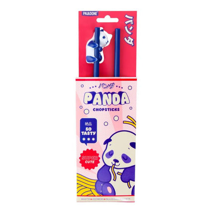 Paladone Panda Chopsticks Σετ 2 Πλαστικά Chopsticks με Kawaii Panda Design PP11404 Μωβ