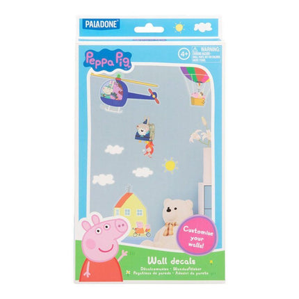 Paladone Peppa Pig Αυτοκόλλητα Τοίχου 4 Φύλλων με Peppa, George & Φίλους PP13674PP