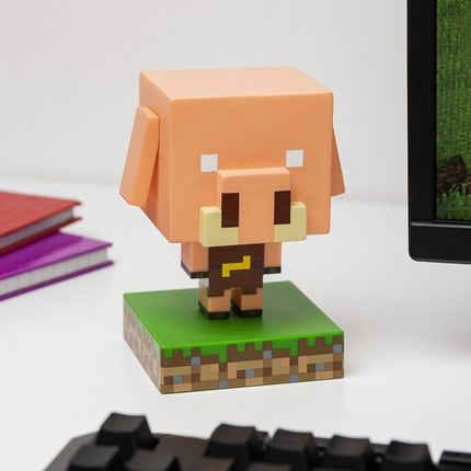 Paladone Minecraft Piglin Icon Light Φωτιστικό Φιγούρα 3D 12cm με Ζεστή Λάμψη PP14431MCF