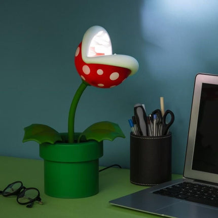 Paladone  Super Mario Piranha Plant Φωτιστικό Γραφείου 33cm με Ρυθμιζόμενο Βλαστό & USB