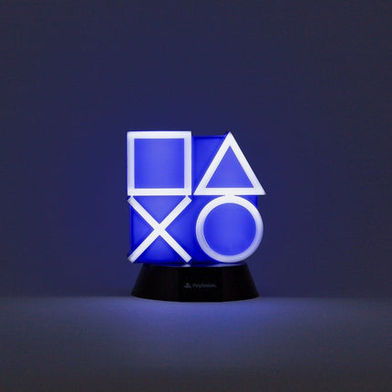 PALADONE PlayStation PS5 Icons Light Φωτιστικό 3D 10cm με LED Φωτισμό Μπλε/Λευκό, 3+ Ετών