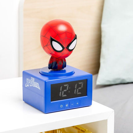 Paladone Marvel Spider-Man Icon Ψηφιακό Ξυπνητήρι 15cm με Φωτάκι Νυκτός & Επίσημους Ήχους PP14229SPM