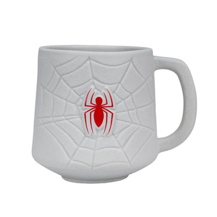 Paladone Marvel Spider-Man Shaped Mug Κεραμική Κούπα 450ml με Ανάγλυφο Spider-Web Logo PP11689MCV2 Λευκό
