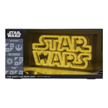 Paladone Star Wars LED Neon Light Φωτιστικό 30cm με Κίτρινη Λάμψη & USB PP13123SW