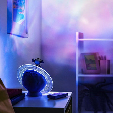 Paladone Disney Stitch Galaxy Projection Light Επαναφορτιζόμενο Φωτιστικό Προβολής 14cm με Τηλεχειριστήριο PP14475LS