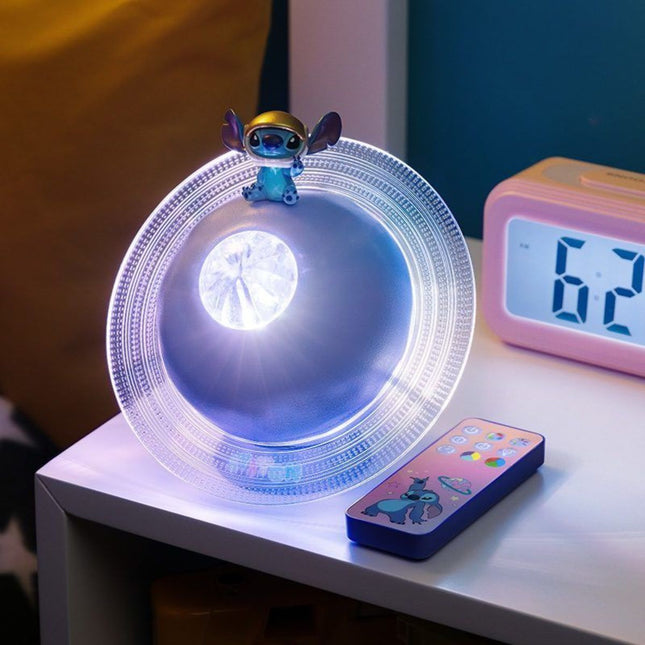 Paladone Disney Stitch Galaxy Projection Light Επαναφορτιζόμενο Φωτιστικό Προβολής 14cm με Τηλεχειριστήριο PP14475LS