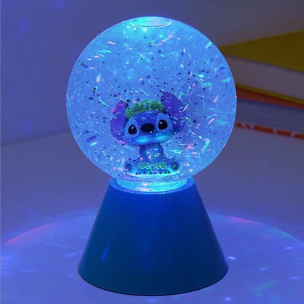Paladone Disney Stitch LED Glitter Ball Φωτιστικό 17cm με Εναλλαγή Χρωμάτων PP14473LS
