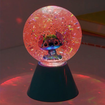 Paladone Disney Stitch LED Glitter Ball Φωτιστικό 17cm με Εναλλαγή Χρωμάτων PP14473LS