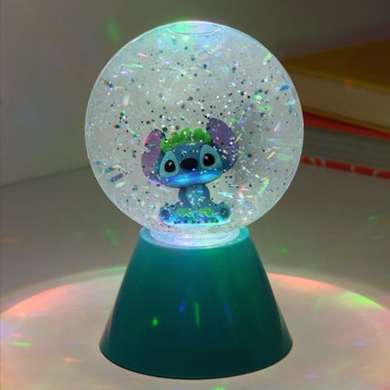Paladone Disney Stitch LED Glitter Ball Φωτιστικό 17cm με Εναλλαγή Χρωμάτων PP14473LS