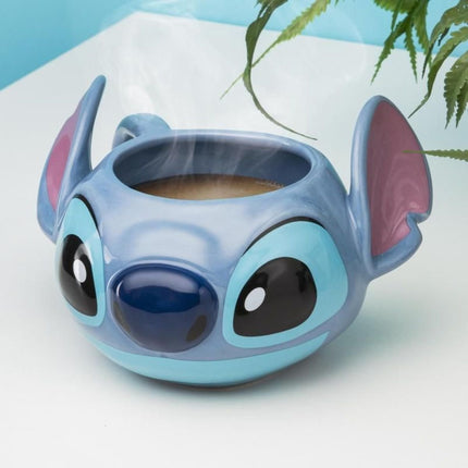 Paladone Disney Stitch Κεραμική Κούπα 3D 450ml σε Σχήμα Stitch PP10506LSV2