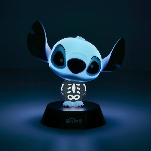 PALADONE Disney Lilo & Stitch Skeleton Icon Light Φωτιστικό 3D Φιγούρα Stitch με Σχέδιο Σκελετού, 3+ Ετών