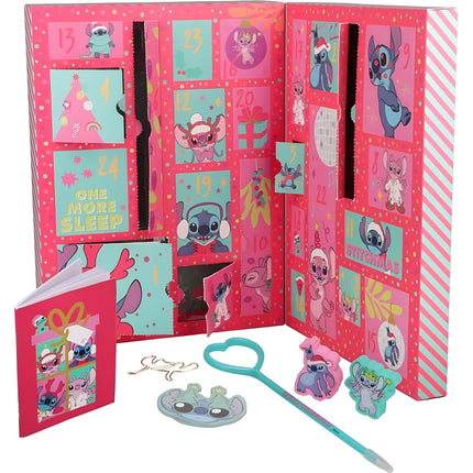 Paladone Disney Stitch Stationery Advent Calendar Χριστουγεννιάτικο Ημερολόγιο 24 Ημερών με 32 Είδη Γραφικής Ύλης & Σχολικά Αξεσουάρ PP13224LS, 3+ Ετών