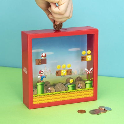 Paladone Super Mario Arcade Κουμπαράς 18cm με 3D Σχέδιο Πλατφόρμας Nintendo